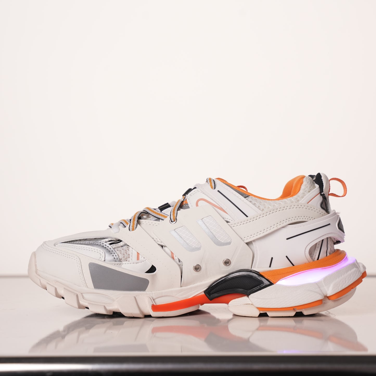 Balenciaga Track White Orange 542436 W1GB7 9059 (LED)