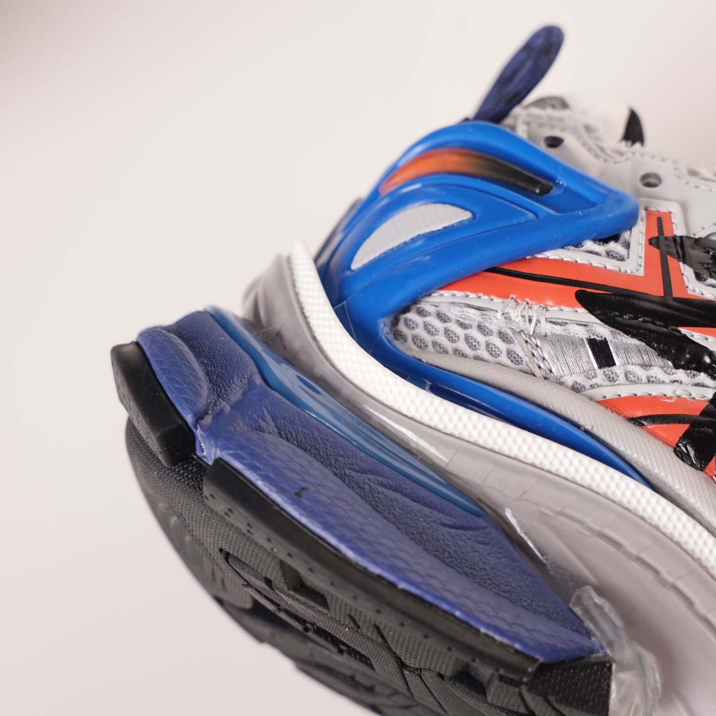 Balenciaga Runner White And Blue Printing 677402 W3RB6 1264