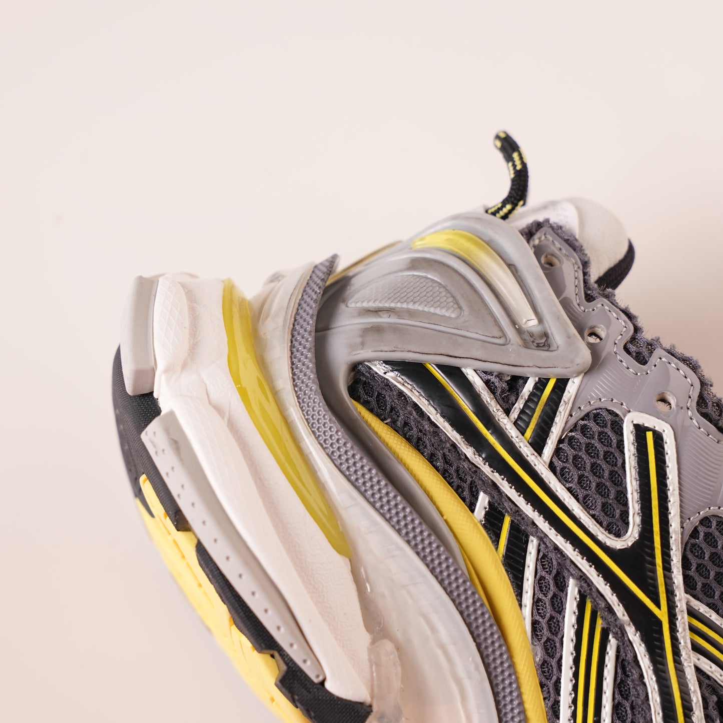 Balenciaga Runner Sneaker Grey Black Yellow 772767 W3RMU 1279