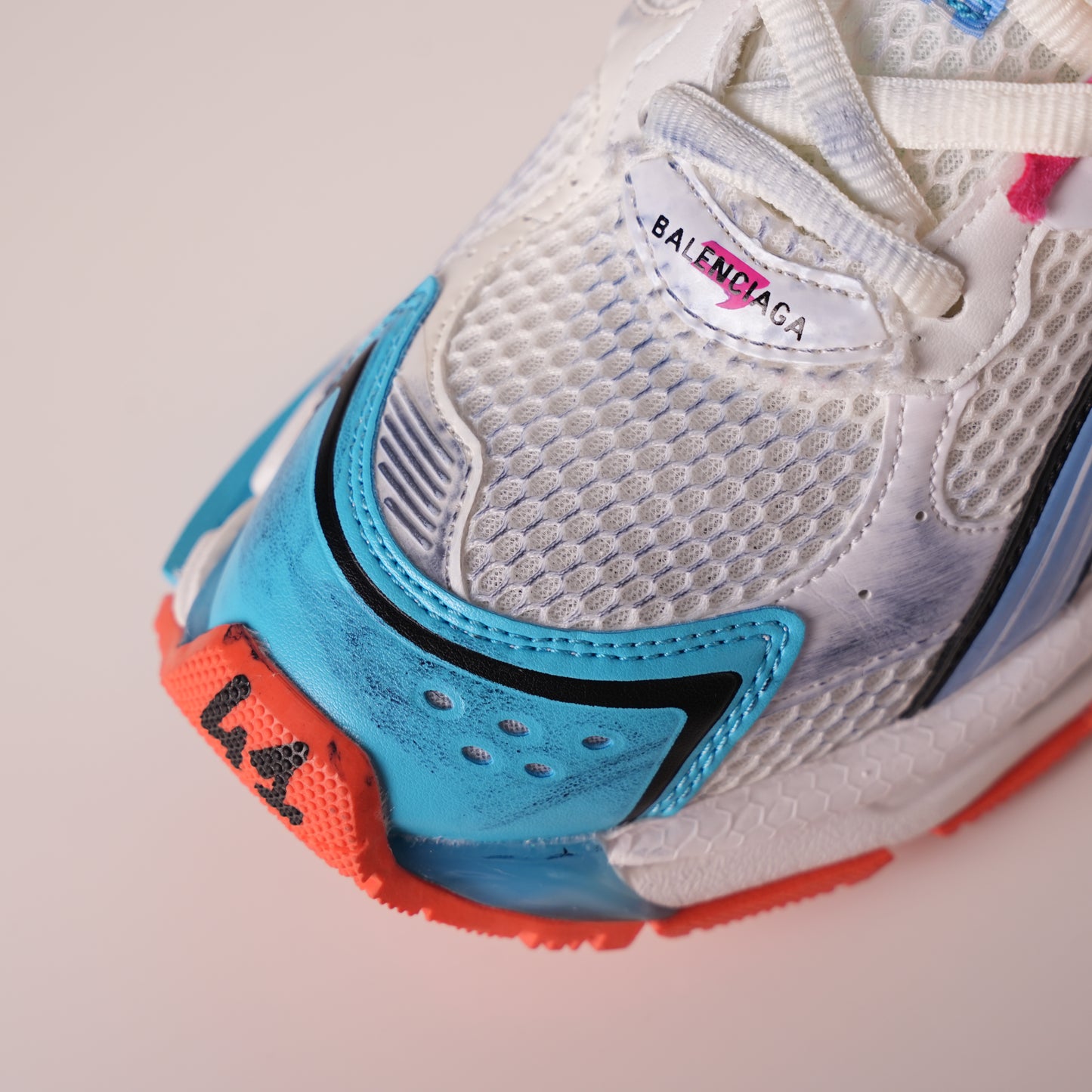 Balenciaga Wmns Runner Sneaker 'Grey Multi-Color' 772767 W3RMU 9458