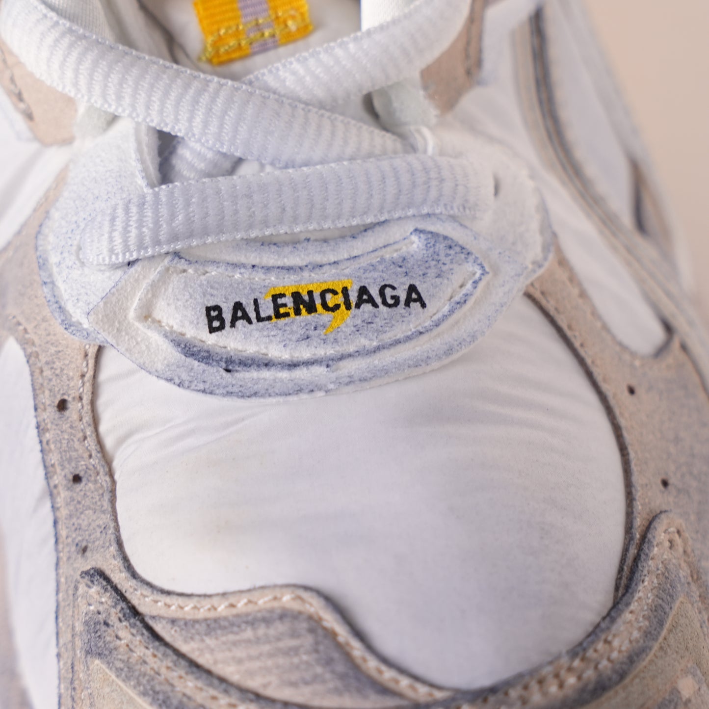 Balenciaga Runner Sneaker 'White Yellow' 772767 W3RNY 9170