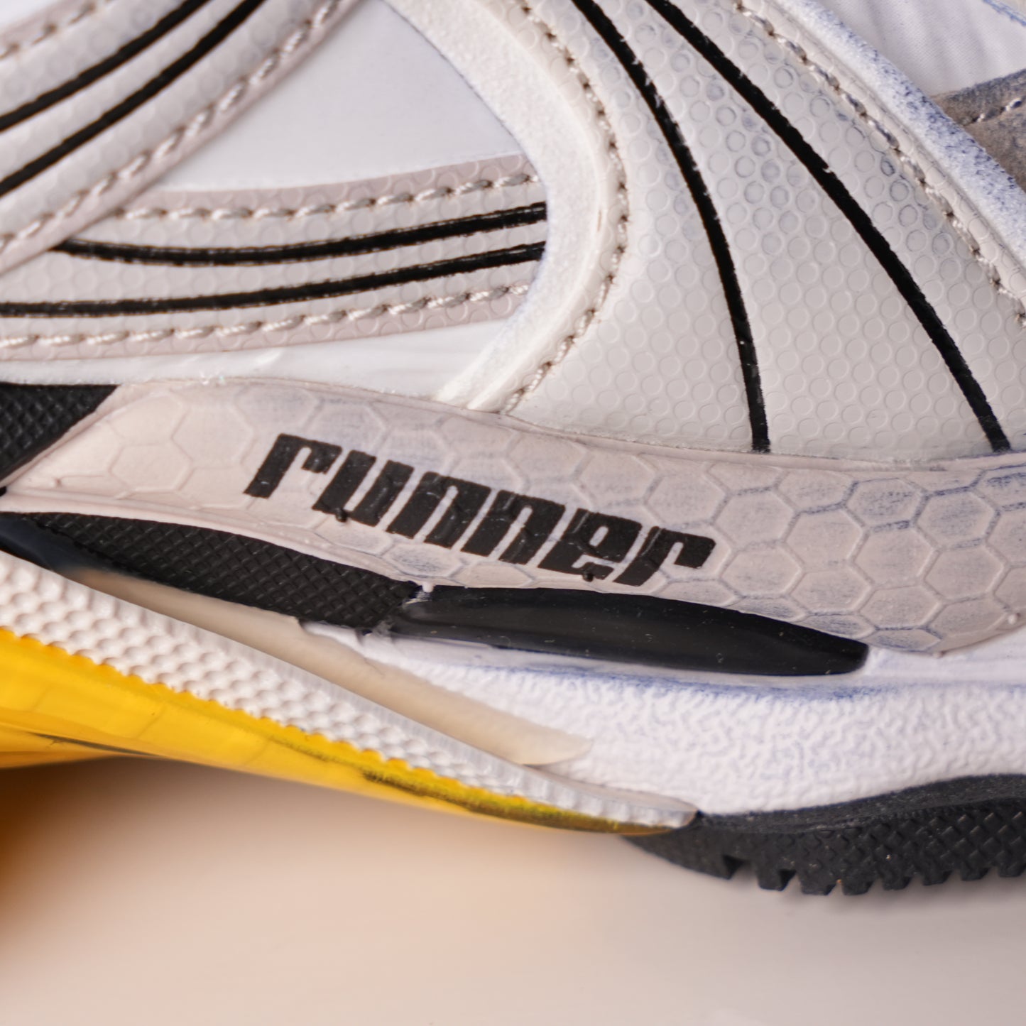 Balenciaga Runner Sneaker 'White Yellow' 772767 W3RNY 9170