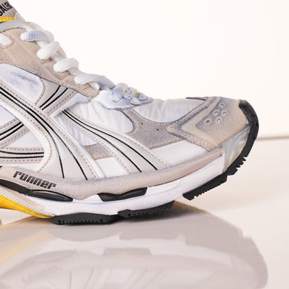 Balenciaga Runner Sneaker 'White Yellow' 772767 W3RNY 9170