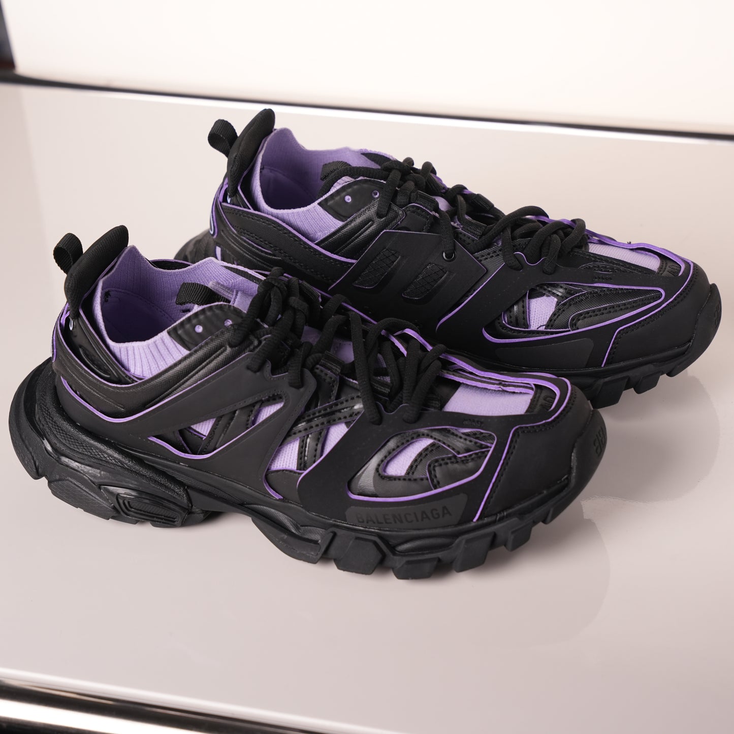 Balenciaga Track Black Rice Black Purple