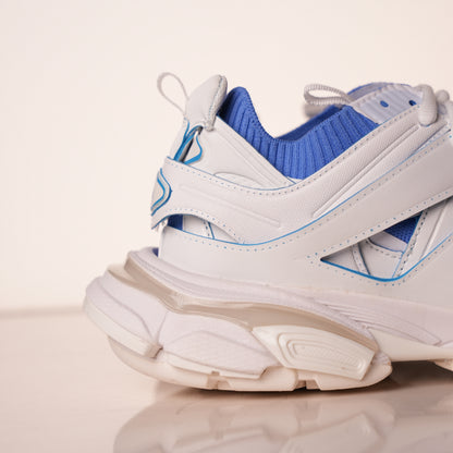 Balenciaga Track Sock White Blue