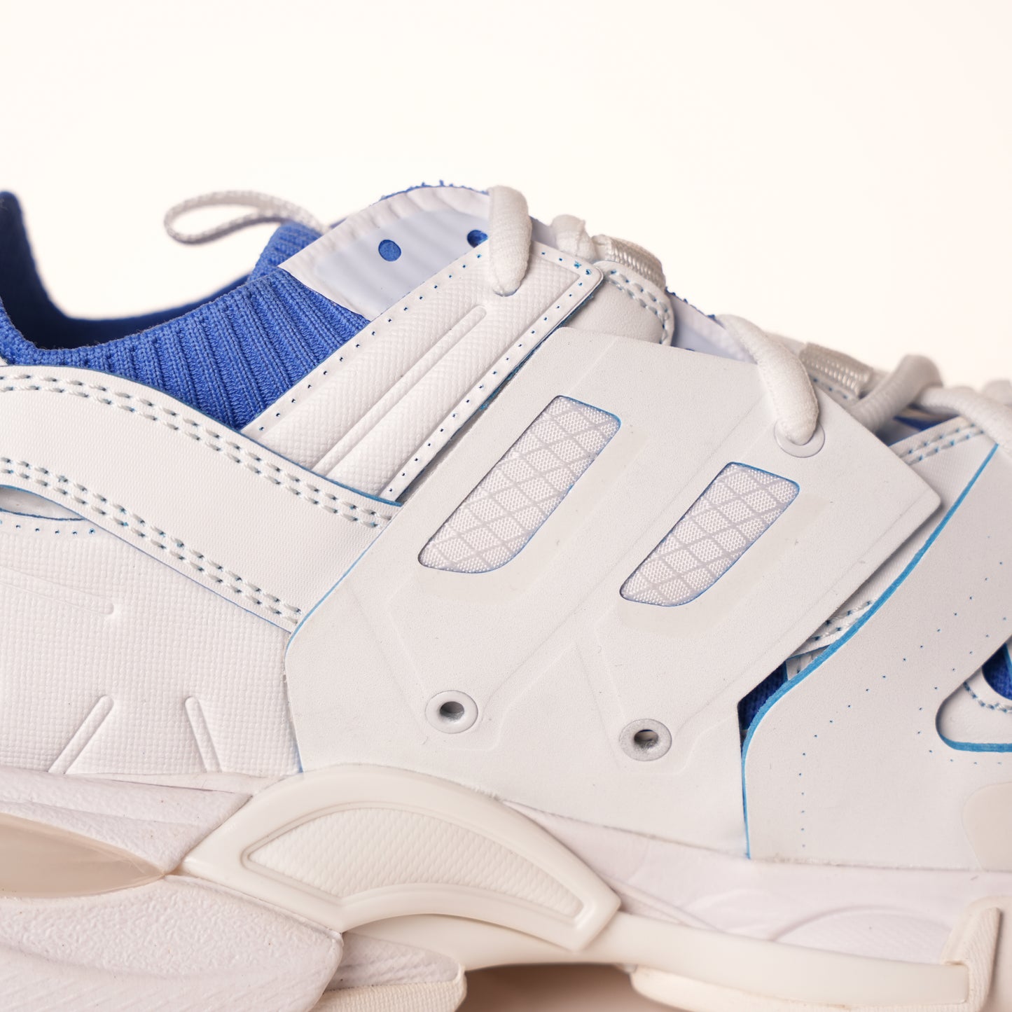 Balenciaga Track Sock White Blue
