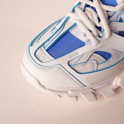 Balenciaga Track Sock White Blue