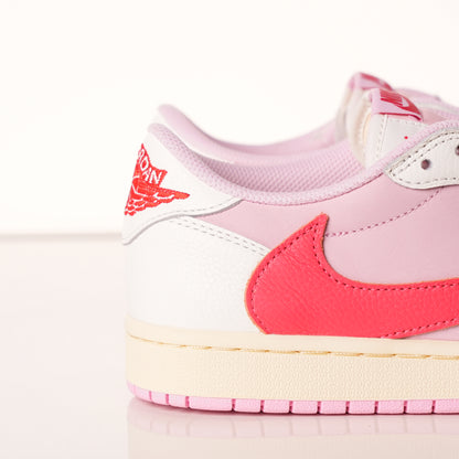 Travis Scott x Air Jordan 1 Retro Low OG 'Sail Tropical Pink' IQ7604-101
