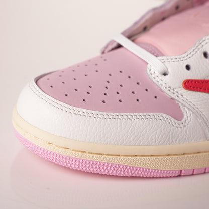 Travis Scott x Air Jordan 1 Retro Low OG 'Sail Tropical Pink' IQ7604-101