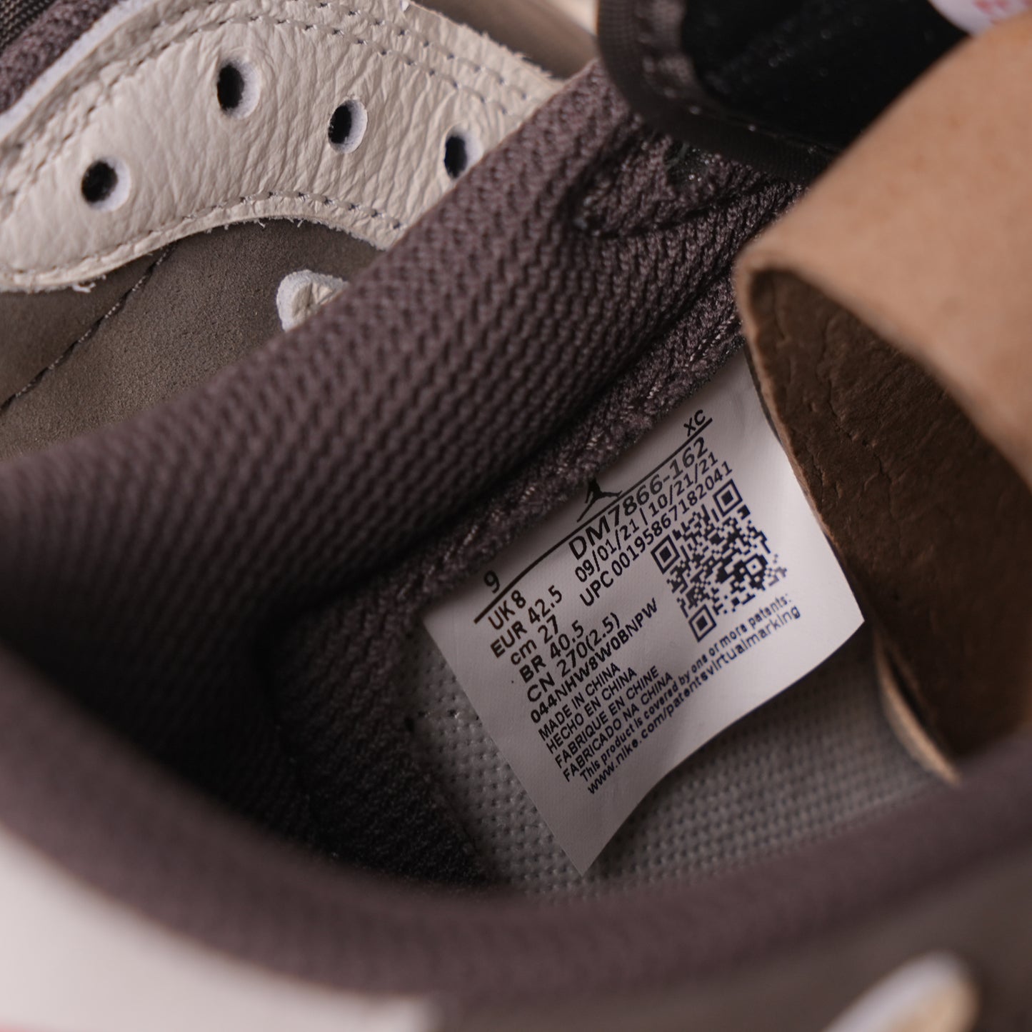 Air Jordan 1 Retro Low OG SP Travis Scott Reverse Mocha DM7866-162