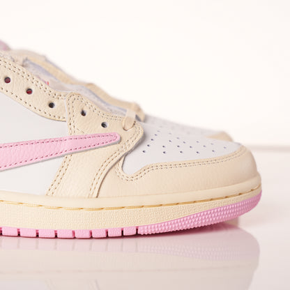 Travis Scott x Air Jordan 1 Low OG Sail Shy Pink