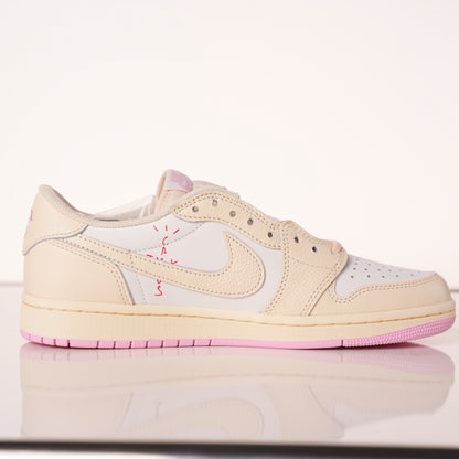 Travis Scott x Air Jordan 1 Low OG Sail Shy Pink
