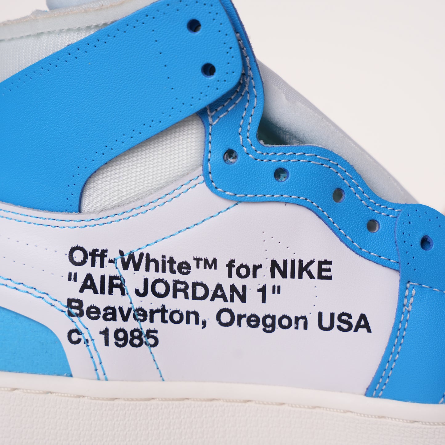 Air Jordan 1 Retro High Off-White University Blue AQ0818-148