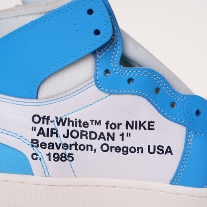 Air Jordan 1 Retro High Off-White University Blue AQ0818-148
