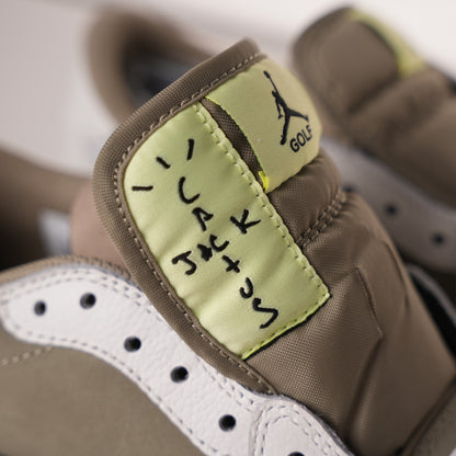 Travis Scott x Air Jordan 1 Low Golf Olive FZ3124-200