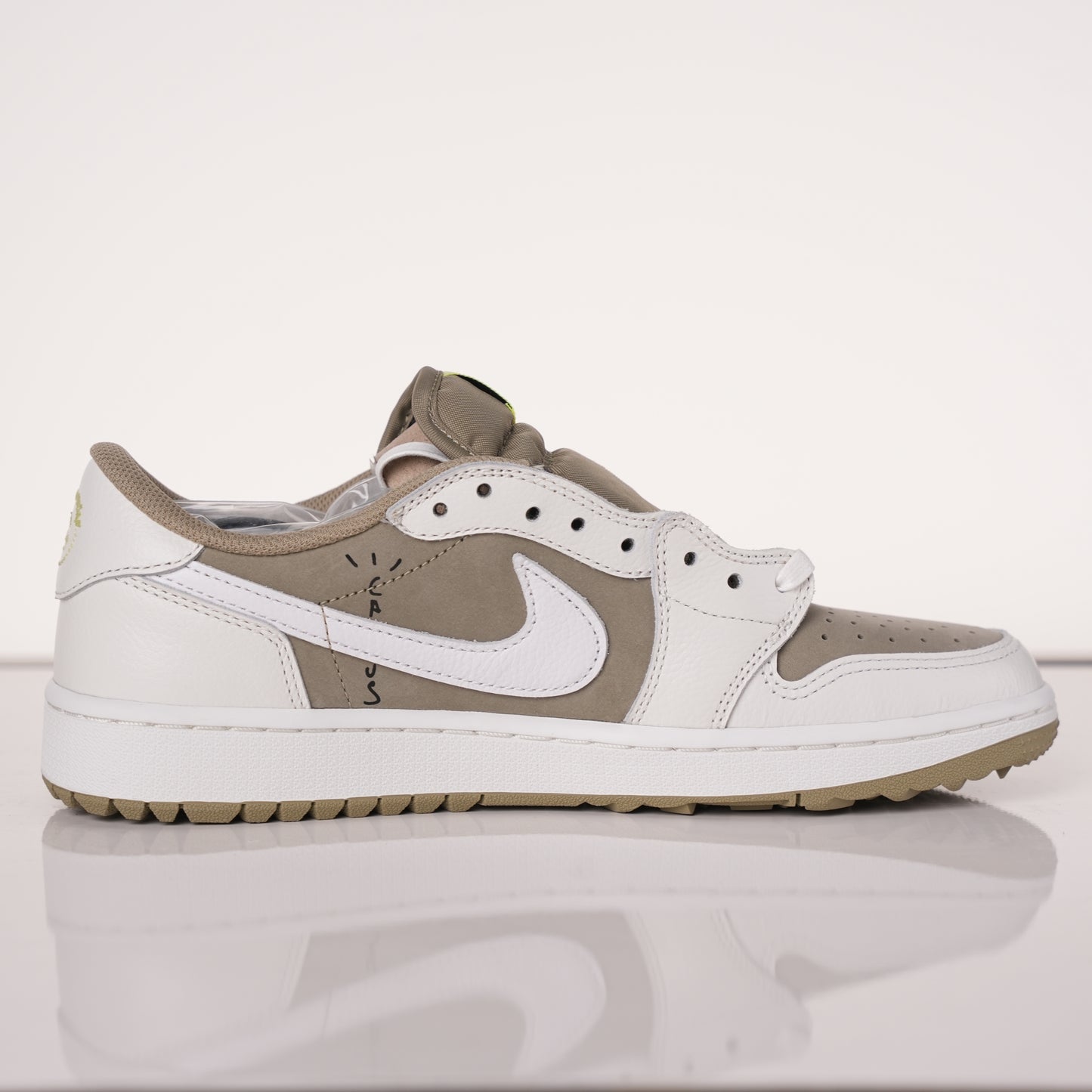 Travis Scott x Air Jordan 1 Low Golf Olive FZ3124-200