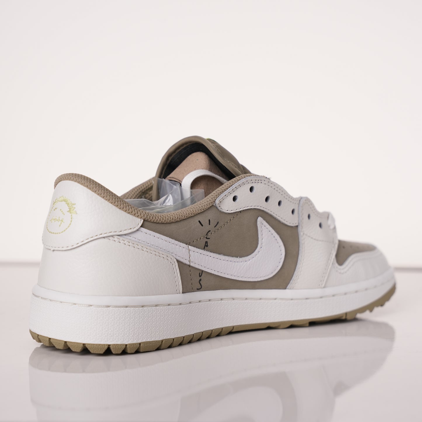 Travis Scott x Air Jordan 1 Low Golf Olive FZ3124-200