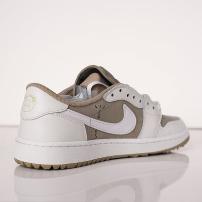 Travis Scott x Air Jordan 1 Low Golf Olive FZ3124-200