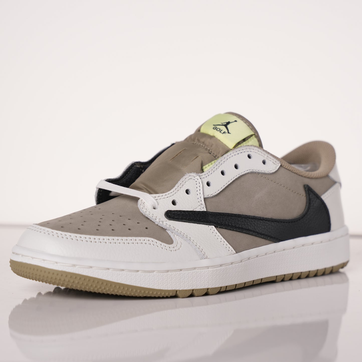 Travis Scott x Air Jordan 1 Low Golf Olive FZ3124-200