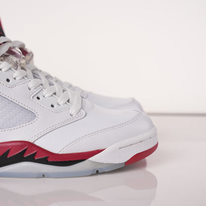 Air Jordan 5 Retro Fire Red Black Tongue