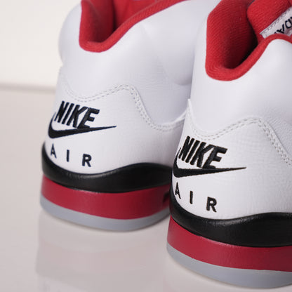 Air Jordan 5 Retro Fire Red Black Tongue