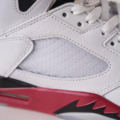 Air Jordan 5 Retro Fire Red Black Tongue