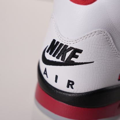Air Jordan 5 Retro Fire Red Black Tongue