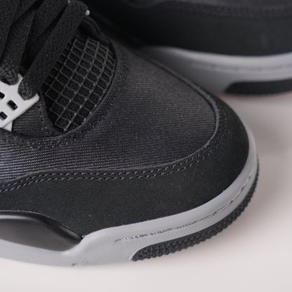 Air Jordan 4 Retro SE Black Canvas