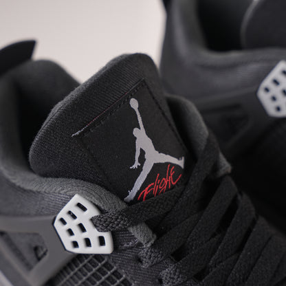 Air Jordan 4 Retro SE Black Canvas