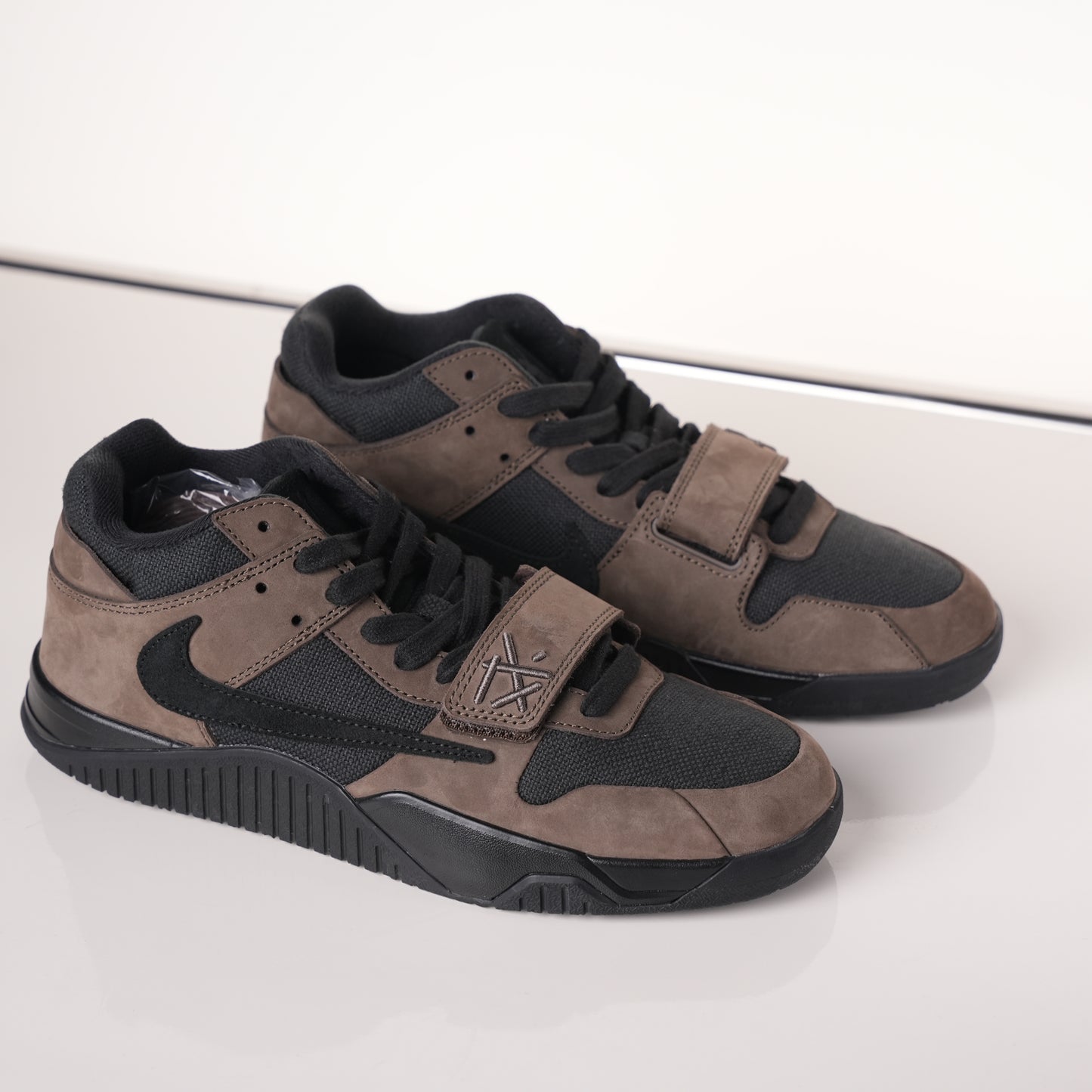 Travis Scott x Air Jordan Cut The Check Brown Black