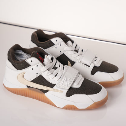Jordan 2 Travis Scott x Jordan Cut The Check Nice Kicks White Brown