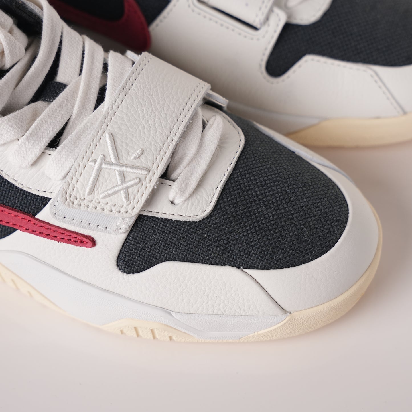 Jordan 2 Travis Scott x Jordan Cut The Check Nice Kicks Black White Red