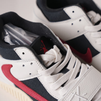 Jordan 2 Travis Scott x Jordan Cut The Check Nice Kicks Black White Red