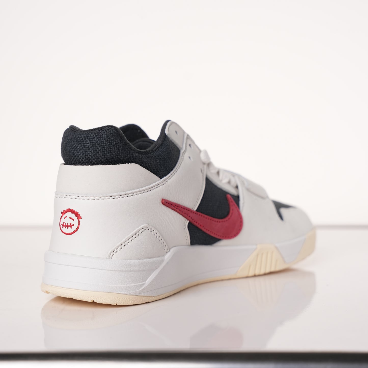 Jordan 2 Travis Scott x Jordan Cut The Check Nice Kicks Black White Red