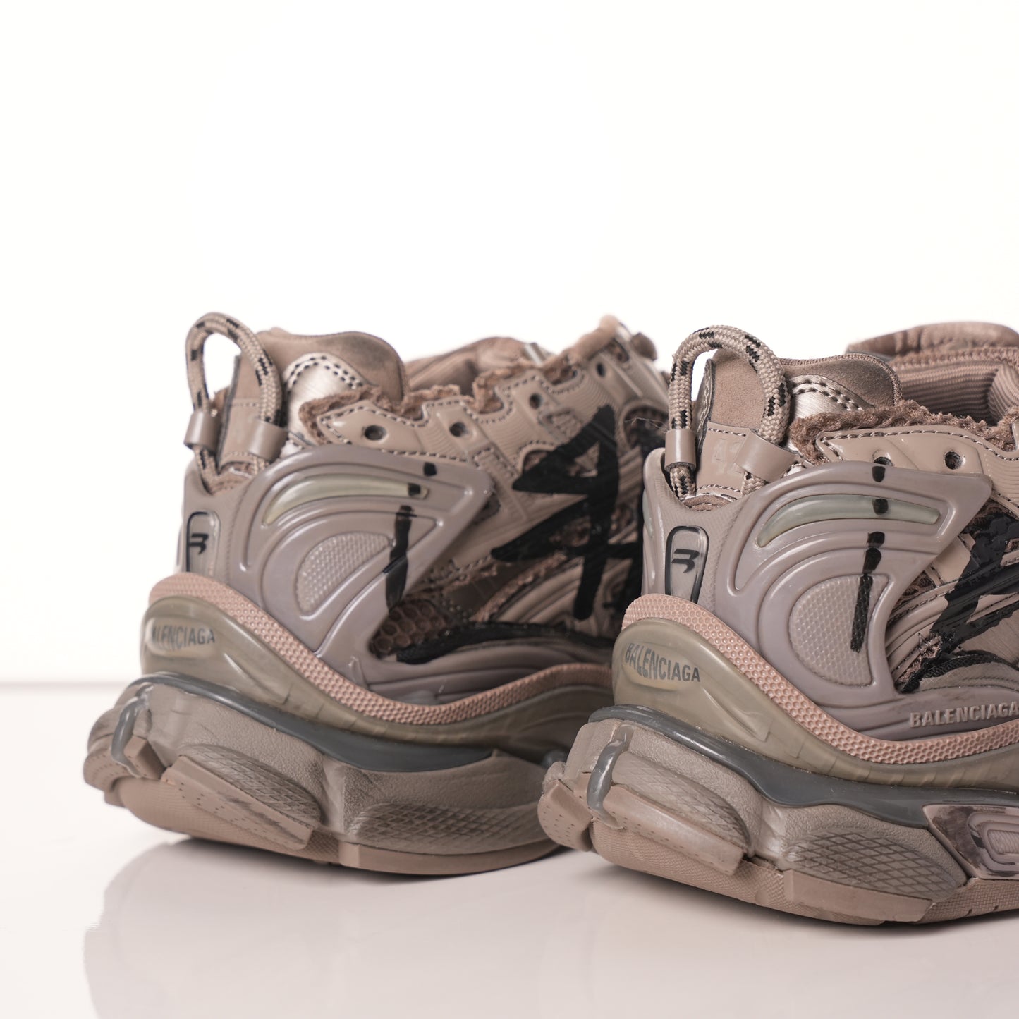 Balenciaga Runner Black Brown 677402 W3RB2 2010