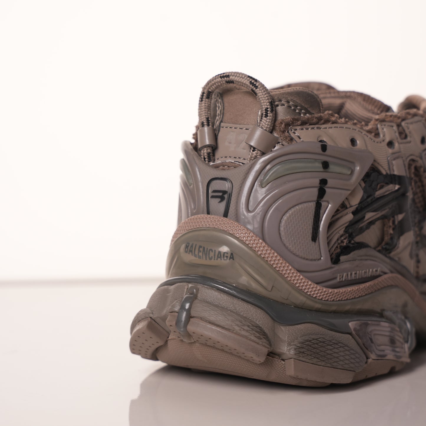 Balenciaga Runner Black Brown 677402 W3RB2 2010