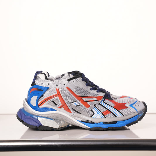 Balenciaga Runner White Blue Orange 677402 W3RB6 1264