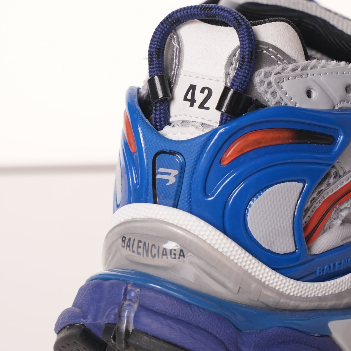 Balenciaga Runner White Blue Orange 677402 W3RB6 1264