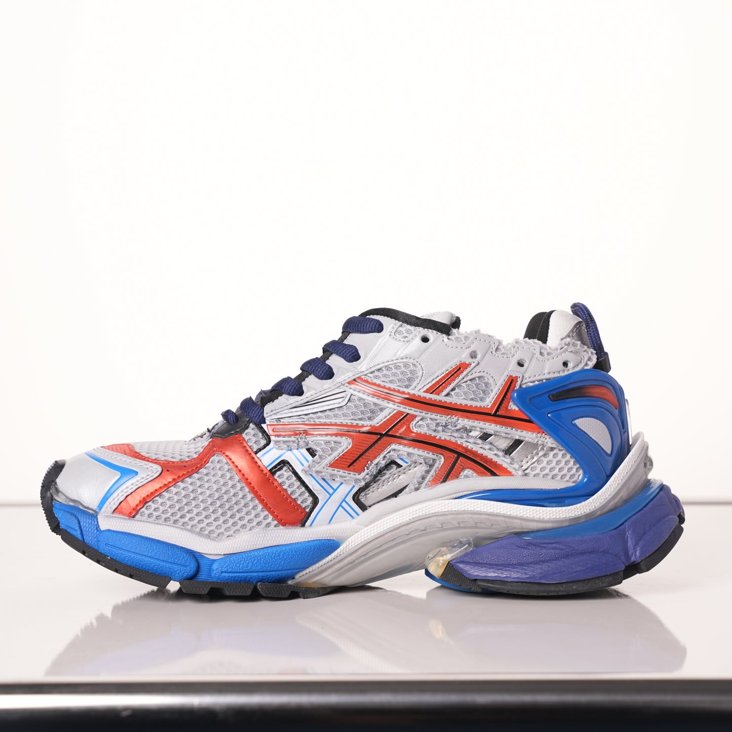 Balenciaga Runner White Blue Orange 677402 W3RB6 1264