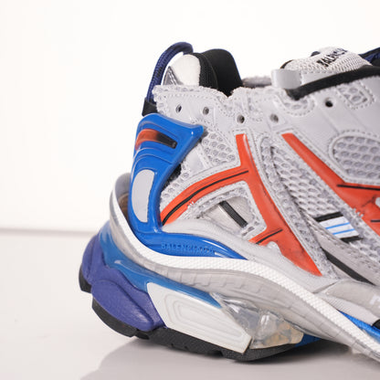Balenciaga Runner White Blue Orange 677402 W3RB6 1264
