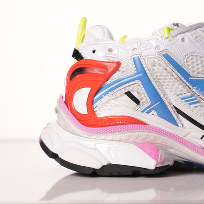 Balenciaga Runner Sneaker White Multi 677402 W3RB6 9645