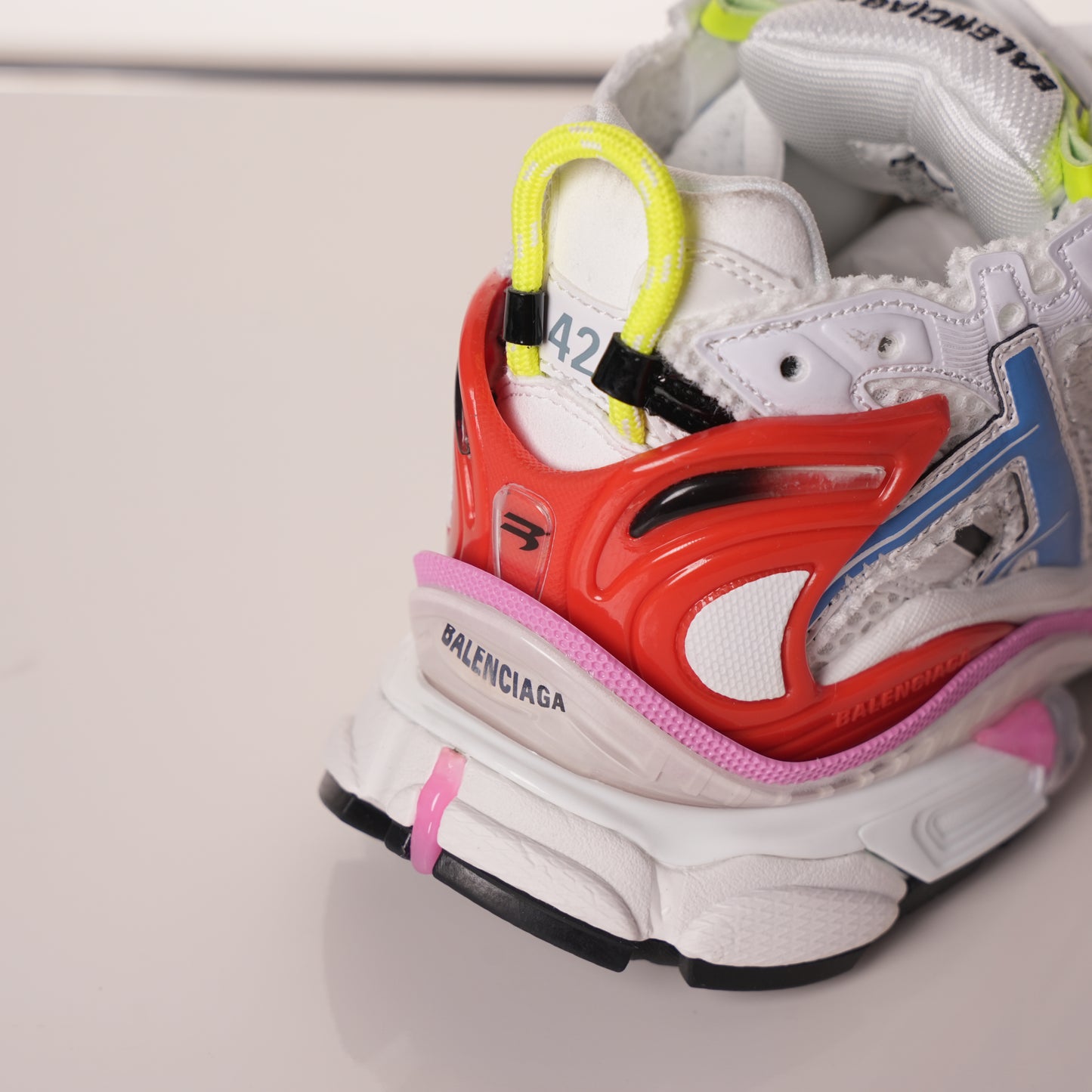 Balenciaga Runner Sneaker White Multi 677402 W3RB6 9645
