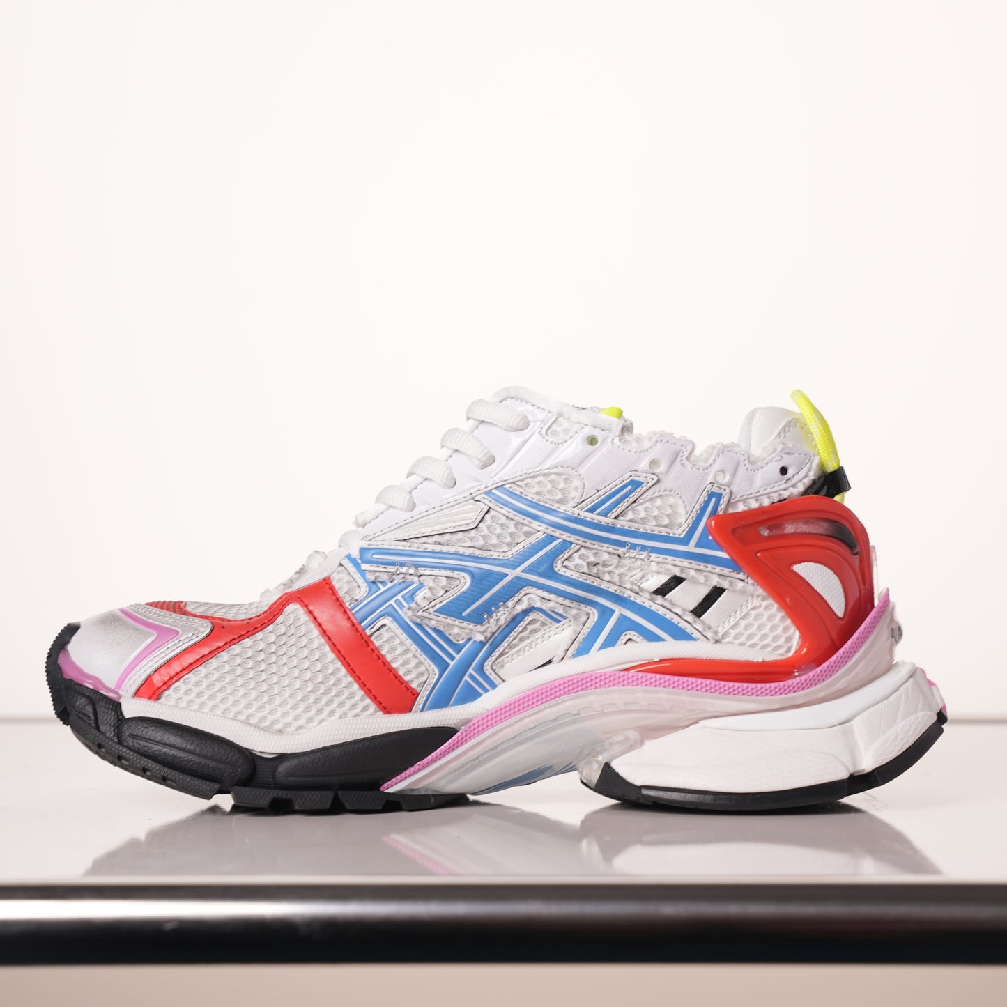 Balenciaga Runner Sneaker White Multi 677402 W3RB6 9645
