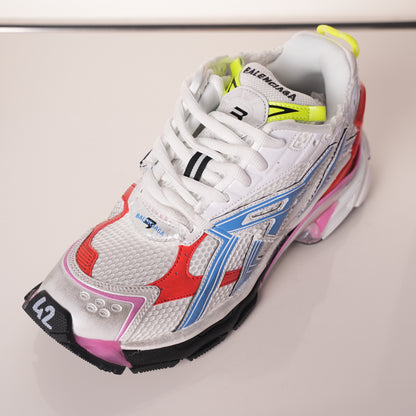 Balenciaga Runner Sneaker White Multi 677402 W3RB6 9645