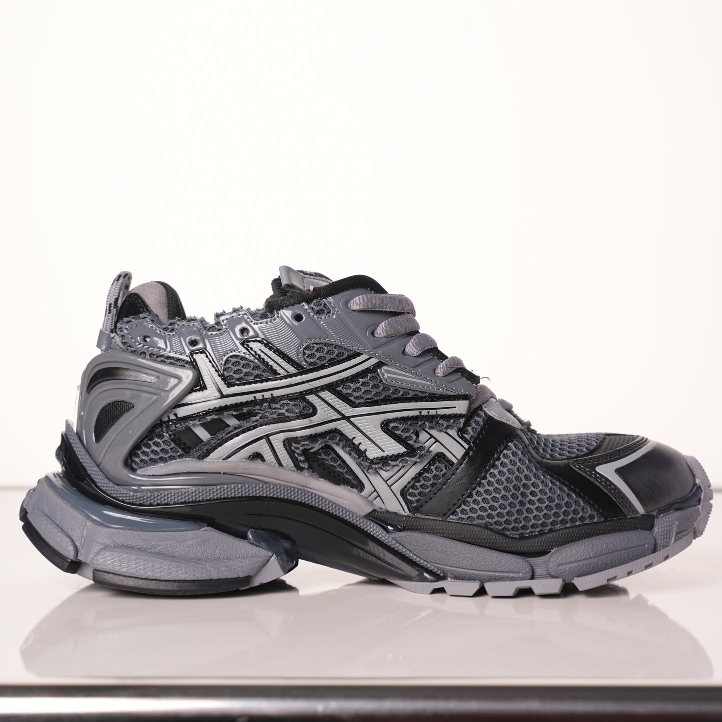 Balenciaga Runner All Black Gray 677402 W3RB2 1515