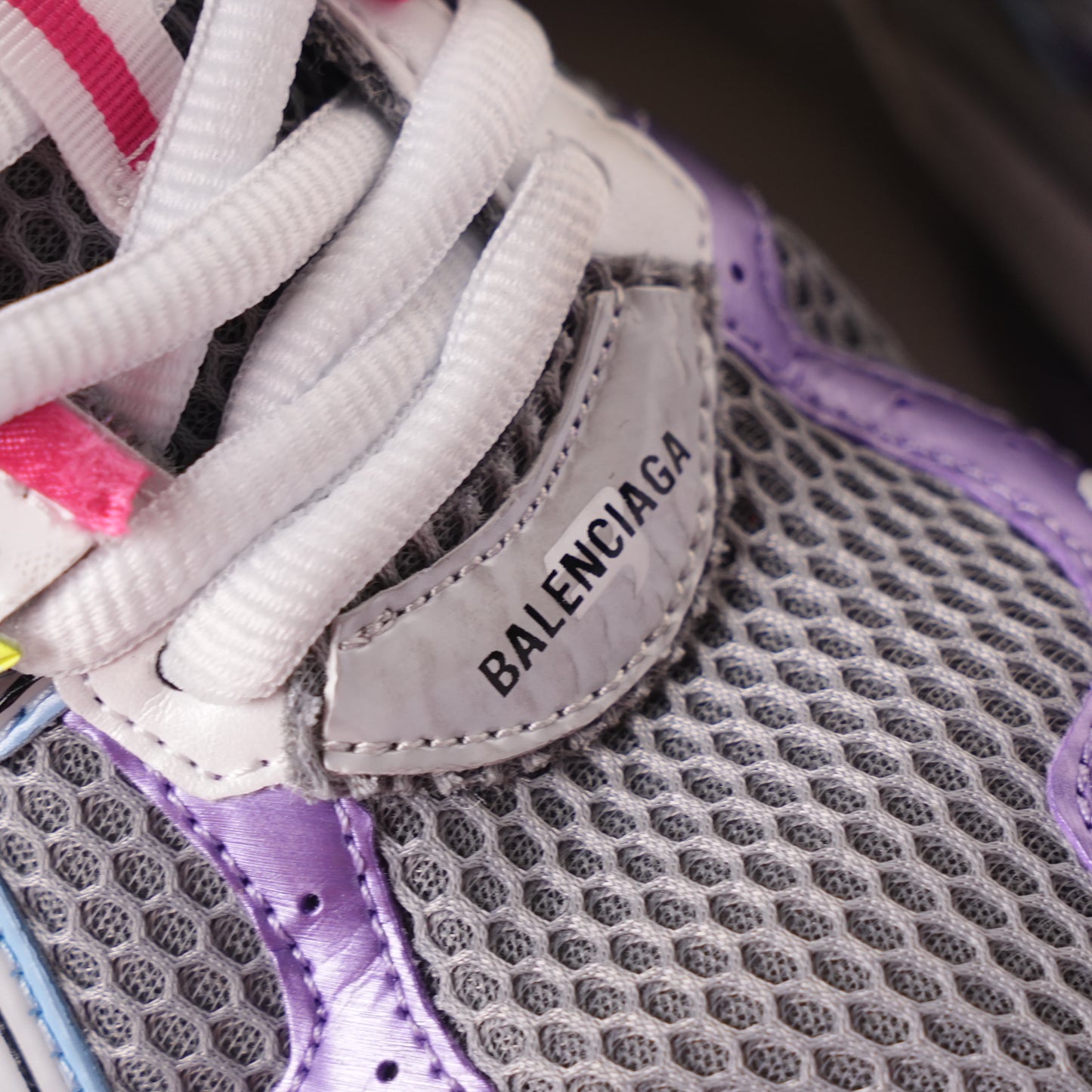 Balenciaga Runner White Yellow Purple 677402 W3RH5 0308