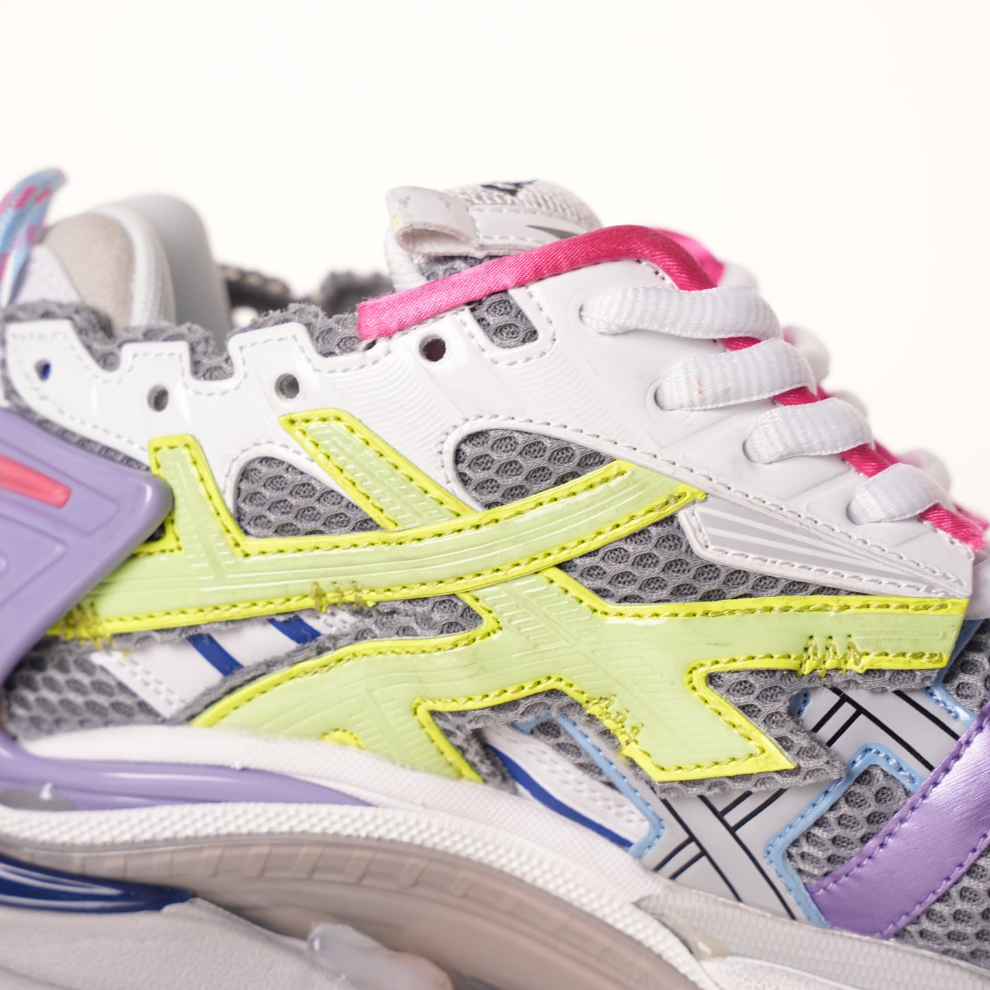 Balenciaga Runner White Yellow Purple 677402 W3RH5 0308
