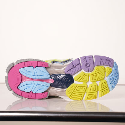 Balenciaga Runner White Yellow Purple 677402 W3RH5 0308