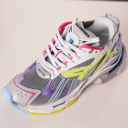 Balenciaga Runner White Yellow Purple 677402 W3RH5 0308