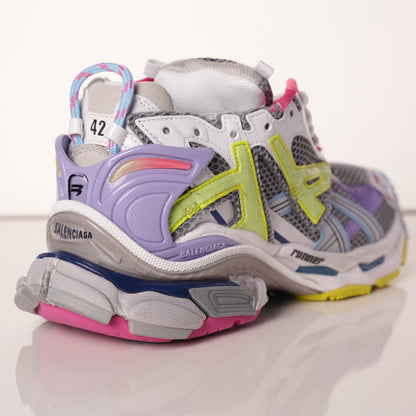 Balenciaga Runner White Yellow Purple 677402 W3RH5 0308